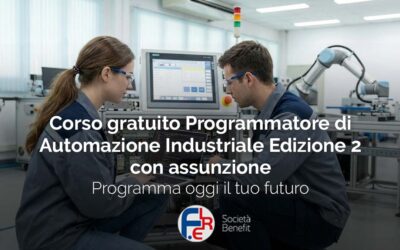 Programmatore di Automazione Industriale: il corso gratuito di F.IRE che apre le porte al futuro