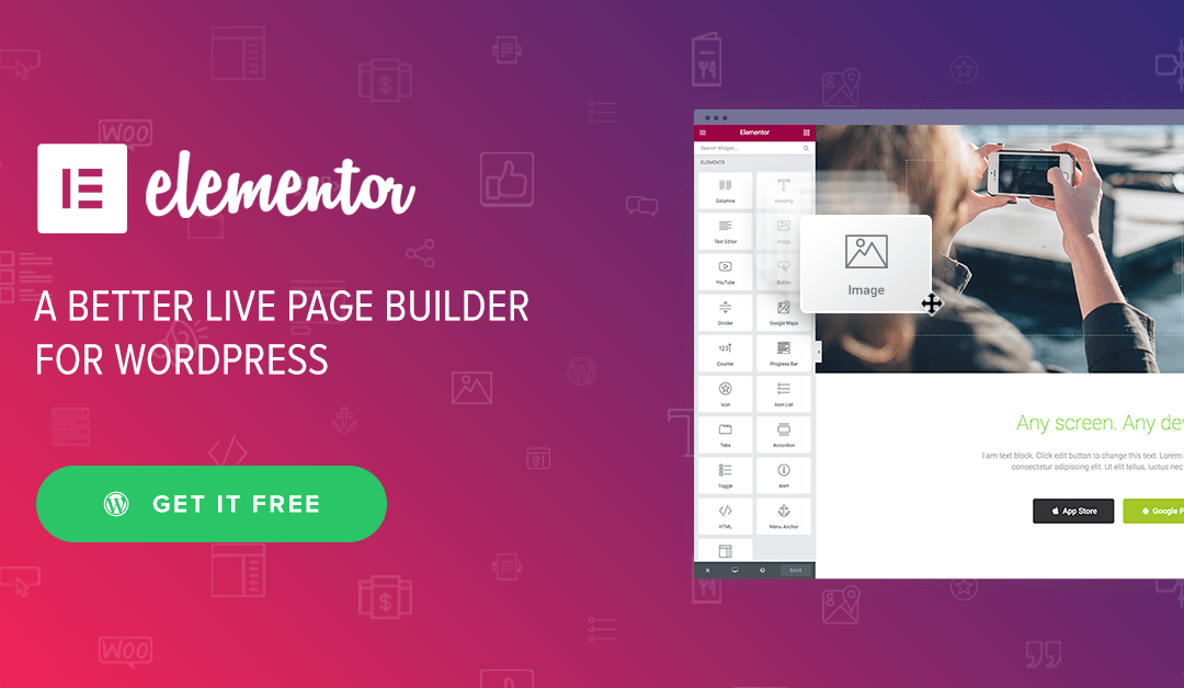 Articolo di Blog sulla creazione di Siti web con il Page Builder Elementor